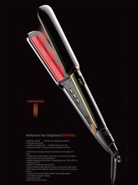 salon Professional wide plate Hair Straightener with lONIC Infrared Hair Straightening iron LCD Display Flat Iron6033601