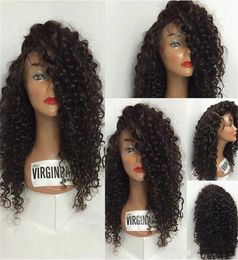 8A Lace Front Human Hair Wigs Mongolian Full Lace Human Hair Wigs For Black Women Kinky Curly Wig 130 Curly Lace Frontal Wigs1313623