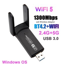 Cards JCKEL Wireless WiFi Bluetooth Adapter 5G/2.4G 802.11ac WiFi 5 Antenna For Desktop Laptop Windows OS Wi Fi Network Card