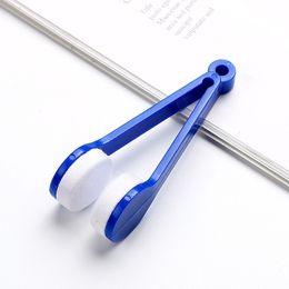 Mini Portable Microfiber Brush For Glasses Eyeglass Spectacles Microfiber Cleaning Brushes Sunglasses Screen Cleaner Tools d5