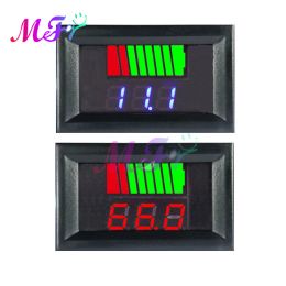 Car Battery Charge Level Indicator 12V 24V 36V 48V 60V 72V Lithium Battery Capacity Metre Test Display LED Tester Voltmeter