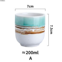 200ml New Coffee cups Ceramics mugs Beer Tea Mug Whiskey Glass Drinkware cup Ceramic Latte Specialised coffee