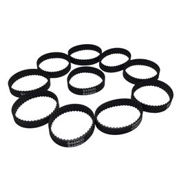 HTD MXL Round Rubber Timing Belts Closed-Loop 91.440-152.400mm Length 6mm Width 45-75Teeth MXL Drive Belts for 3D Printer