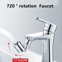 Universal Plastic Splash Philtre Faucet 720 Degree Flexible Rotatable Spray Head Kitchen Bathroom Wash Basin Tap Extender Adapter