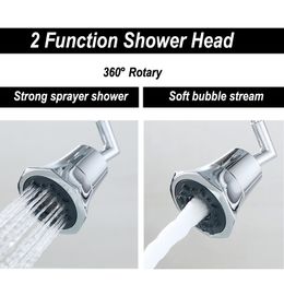 1pc Faucet Aerator Nozzle 720 Degree Rotatable Spray Head Bubbler Diffuser Faucet Kitchen Water-saving Tap Connector Philtre Head