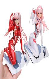 15cm Anime Figure Darling in the FRANXX Figure Zero Two 02 RedWhite Clothes Girls PVC Action Figures Toy Collectible Model 2012026756238