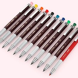 1pcs Uni 2.0 Mechanical Pencil MH-500 Metal Pen Grip Hexagonal Rod Thick Head Drawing Comic Design Student Stationery