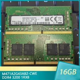 RAMs 1Pcs M471A2G43AB2CWE For Samsung RAM DDR4 3200 16GB 16G 1RX8 PC43200AA Laptop Memory