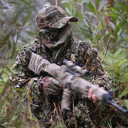 Sniper Hunting Clothes 3D Camouflage Airsoft Ghillie Suits Men Military Tactical Shooting War Game Birdwatching Jacket Pants