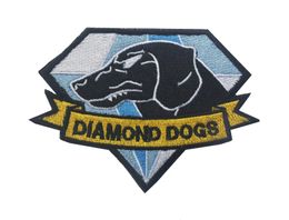 Metal Gear Solid MGS Diamond Dog Army Special Force Group Ghost Embroidered OUTER HEAVEN Patch Stripes sticker FOX HOUND Patches