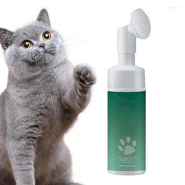 Dog Apparel Cleaner 100ml Waterless Shampoo With Brush For Dogs No Rinse Pet Foot Cleaning Accessories