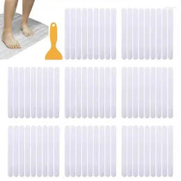 Bath Mats 72Pcs Anti Slip Strips Transparent Shower Stickers Waterproof Safety Non Tape For Bathtubs Showers Stairs Floor