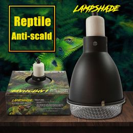 Reptile Terrarium Anti-scalding Protective Lampshade Tortoise Lizard Snake Lamp Holder Pet Light Cover Safety Lamp Shade 220V