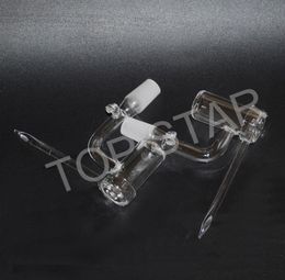 3mm Thick Quartz Ebanger Nail 14mm Male with quartz carb cap Fit 20mm Heating Coil1946218