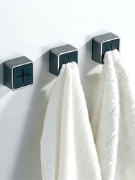 Towel Plug Holder Punch Free Silica Gel Bathroom Organiser Rack Towels Storage Wash Cloth Clip Bathroom Kitchen Tool Accessories