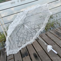 European and American Lace Umbrella for Ladies, High-end Sun Umbrella, Photo Studio, Wedding Hanfu Photo, French