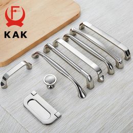 KAK Zinc Alloy Modern Cabinet Handles Kitchen Cupboard Door Pulls Drawer Knobs Handles Wardrobe Pulls Furniture Handle