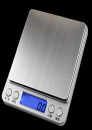 Digital Jewelry Precision Pocket Scale Weighing Scales Mini LCD Electronic Balance Weight Scales 500g 001g 1000g 200g 3000g1224035