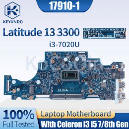 Motherboard 179101 For Dell Latitude 13 3300 Notebook Mainboard CN0RV5W4 0RV5W4 0CMRW8 09F4GD Celeron I3 I5 7th 8th Gen Laptop Motherboard