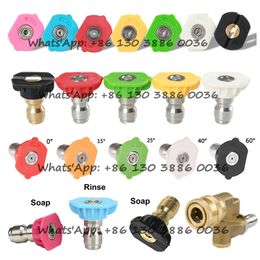 1/4" Quick Connector Car Washing Nozzles Metal Jet Lance Nozzle High Pressure Washer Spray Nozzle Parkside Washing Adap