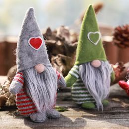 Handmade Swedish Christmas Santa Gnome Plush Doll Holiday Figurines Toy Xmas Home Ornaments Christmas Decoration