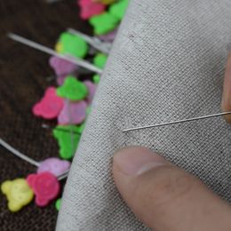 500PCS 53MM Patchwork Pins Bear Bead Positioning Needles Sewing Marker Needle Dressmaking Pin DIY Handmade Garment Accessory