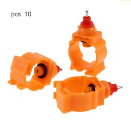 10Pcs/lot Chicken Nipple Drinking Feeder Automatic Poultry Spring Water Nipples for Chicken Duck Hen Drinker Water Feeder