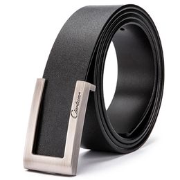 Ciartuar Leather Belts for Men High Quality Designer Brand Male Belt Luxury Mens Belts Strap Mens Gift Simple Belt Ceinture 240315
