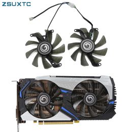 Pads 2Pcs/lot T129215SU 85mm 4pin RTX2070 GPU Cooler For Galax Geforce RTX 2070 2060 Super Will Graphics Card Fan