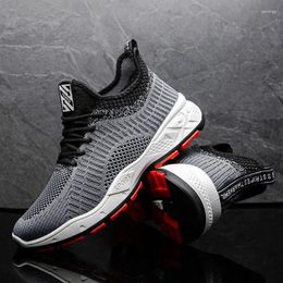 Casual Shoes 2024 Men's Luxury Spring And Autumn Korean Fashion Mesh Breathable Comfortable Sports Running Sneakers