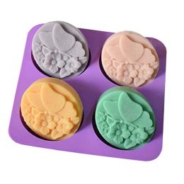 3D Butterfly Cake Soap Mould Silicone Mould Handmade Soap Moulds for Soap Makin Butterfly Flower Mould