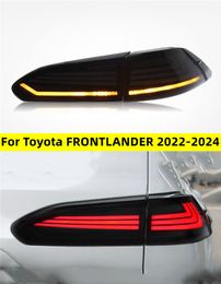 Car Light for Toyota FRONTLANDER 20 22-2024 Corolla Cross Tail Light Rear Brake Reverse Stop Turn Signal Lamp Taillight