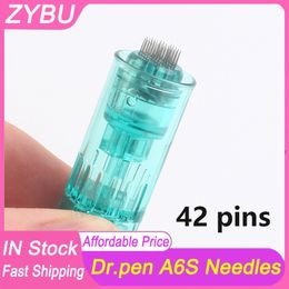 50Pcs Dr. Pen A6S Needle Cartridges Bayonet Silicone 3D 5D 11 16 24 36 42 Pins Round Nano Needling MTS Micro Dermapen Dr Derma Pen A6s Microneedling Tips