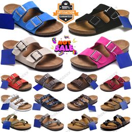 Spedizione gratuita Birkinstocks Boston Clogs Slifori Designer Sandals Clog Arizona Slides Uomo da donna Flip Flip Fullata Cancella cursori Pelliccia Spazza da esterno Birkin T1