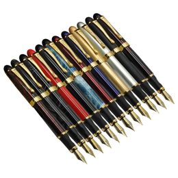 Jinhao X450 Fountain Pens Fine Nib 0.7mm Gold Clip Metal Inking Pens for Student School Office Supplies Writing Stationery