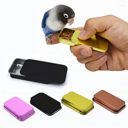 Other Bird Supplies Mini Training Food Box Portable Hand-held Parrot Feeder Feeding Jar Interactive Toy
