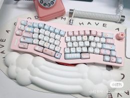 Accessories Cute Rabbit bear Keycaps 142 Keys MOA high quality Keycap Cute Key Cap Thermal Sublimation Mechanical Keyboard Keyboard Accessor