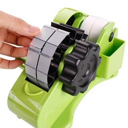 Semi-Automatic Tape Dispenser With 35Mm 46mm Fixed Length Tape Cutter Desktop Office Packaging Household Tools