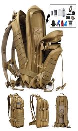 Tactical Large Backpack Camouglage 50L Capacity Men Army Waterproof Outdoor Sport Hiking Camping Hunting 3D Rucksack Bags For Men7814619