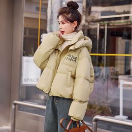 Short Version Down for Women's 2023 Winter Wear, New Fashionable and Westernized Style, Popular on the Internet This Year, Loose Fitting Casual Bread Jacket