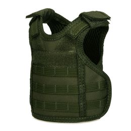 Tactical Beer Bottle Cover Military Mini Beer Vest Canned Drink Beer Vest Personalized Molle Bar Decor Vest Adjustable Shoulder