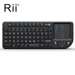 Keyboards Mini Spanish French Russian English Keyboard Wireless Keyboard With Touch2.4G USB Dongle For PC, Tablet, Laptop TV Box Android