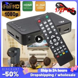 Игроки 1/2PCS Ultra Media Player для Car TV SD MMC RMVB MP3 USB Внешний HDD U Disk Multimedia Media Player Box с VGA SD MKV