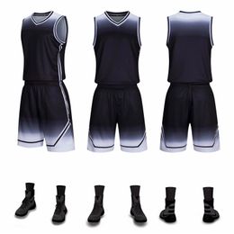 Men Kids Basketball Jersey Sets Blank Women Tracksuit Sport Clothes Kits Breathable Girl Boys Basketball Uniforms Training Suit