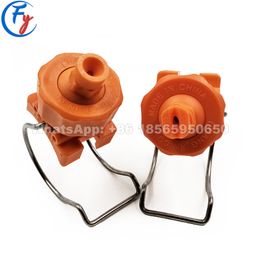 High Quality 19966 / 26988 Series Adjustable Ball Single Clamp Clip Eyelet Plastic Flat Fan/Full Cone Nozzle Factory Sales