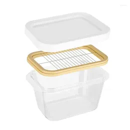 Plates Butter Cutting Box Keeper Container Storage Case Dish With Slicer Cheese Lid For Kitchen