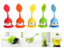 Tea Infuser Stainless Steel Cute Tea Ball Sweet Leaf Tea Strainer for Brewing Device Herbal Spice Philtre Kitchen Tools9963111