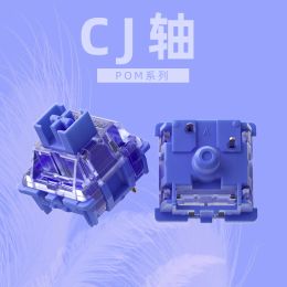 Keyboards NEW GATERON CJ Switch Linear 45g 50g POM 3 Pins 5Pin Purple Switche For Mechanical Keyboard Custom GK61 RK61 Anne Pro 2 GH60