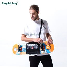 Skateboard Single Shoulder Bag Rubber coating Anti-scratch Portable Outdoor Skateboard Carrying bag AMB184