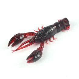 Artificial Shrimp Baits Soft Fish Lures Fishing Tackles Crayfish Lures Worm Shad Eel Needfish Swimbaits Jig Head Fishing Tools